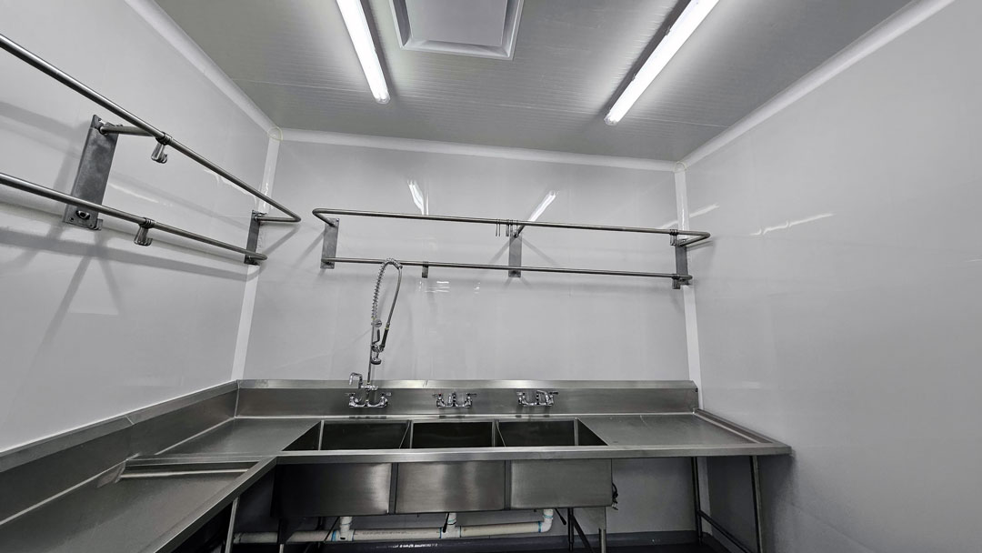 Stainless steel baseboard trim, Commercial kitchen wall protection, Metal cove base installation, Impact resistant wall base, Rigid PVC sanitary cove base
