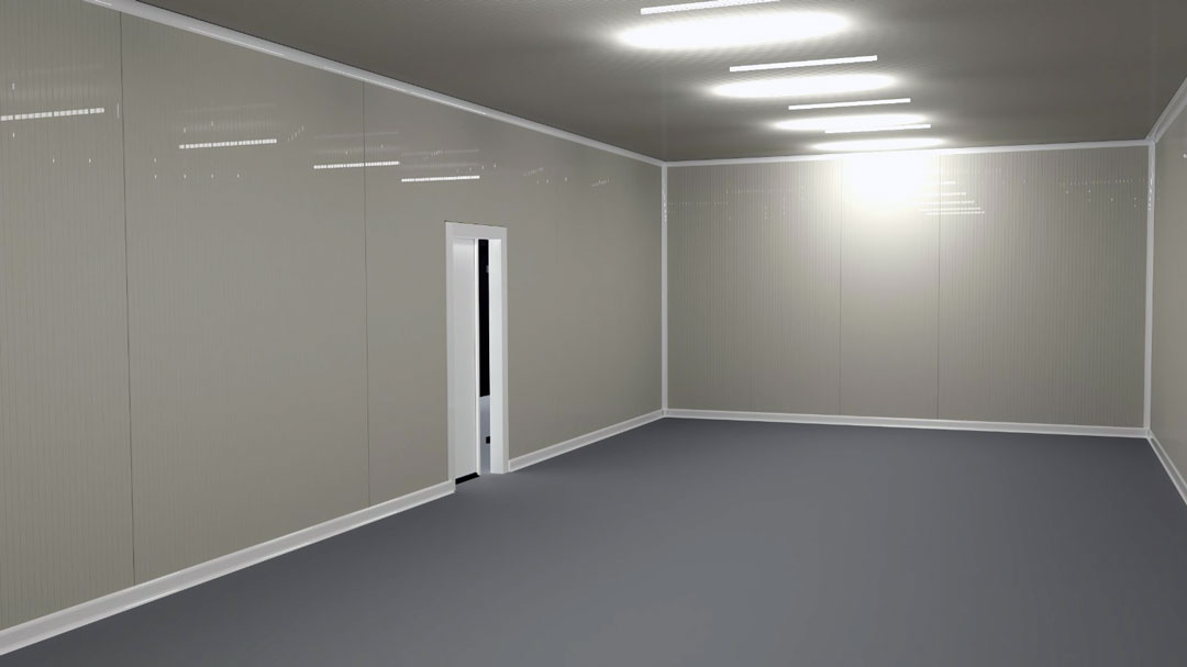 Rigid PVC sanitary cove base, Building settlement, Urethane cement coving